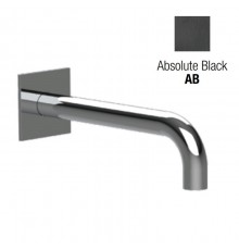 Излив, Almar, Waterfalls, с квадратным отражателем, цвет-Absolute Black Brushed PVD