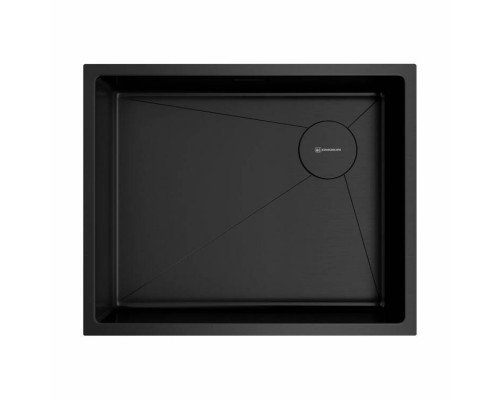Мойка, OMOIKIRI, TAKI, шгв 540-440-200, отверстия для смесителя-отсутствуют, цвет-графит