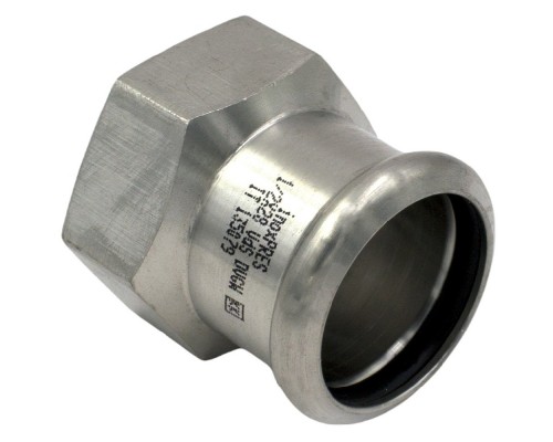 Муфта нерж AISI316L Дн18х1/2" Ру16 пресс/ВР Inoxpres RM 190102018