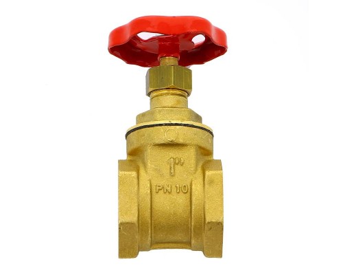 Задвижка клиновидная ВВ латунная PN10 ITAP 1"