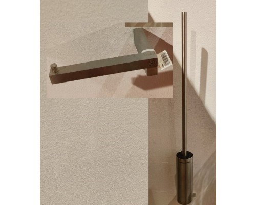 Набор аксессуаров, Antonio Lupi, Rapido/Just, ёршик   бумагодержатель, цвет-сатинированная нержавеющая сталь