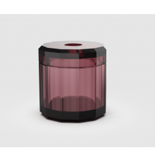 Салфетница, Decor Walther, Kristall, шгв 150-150-150, цвет-Rich Burgundy