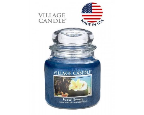 Декоративная свеча Village Candle Тропический остров (389 грамма)