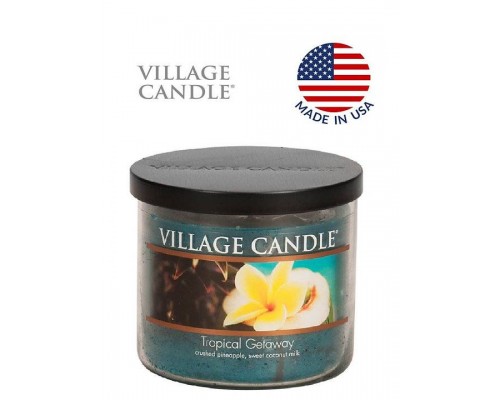 Декоративная свеча Village Candle Тропический остров (396 грамм)