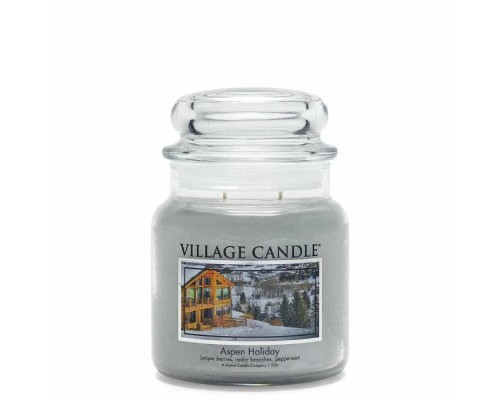 Декоративная свеча Village Candle Рождественские Каникулы (389 грамм)