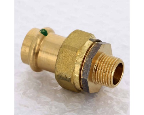Муфта разъёмная пресс-Н бронза Sanpress VIEGA 22x1/2" Муфта разъёмная пресс-Н бронза Sanpress VIEGA 22x1/2"