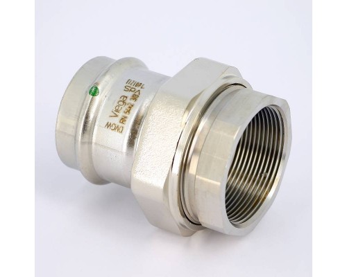 Муфта разъёмная пресс-В с плоской прокладкой нержавеющая сталь Sanpress Inox VIEGA 54x2"