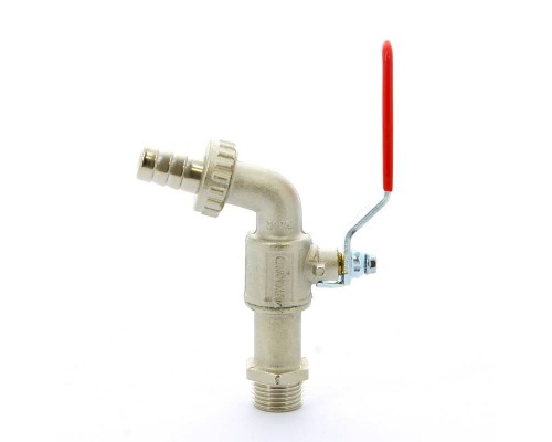 Кран шаровой Н-штуцер садовый рычаг ITAP 1/2"