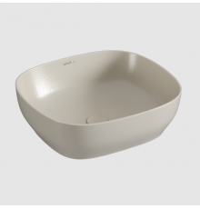 Раковина, Vitra, Outline, шгв 480-420-150, отверстия для смесителя-отсутствуют, VitrA Hygiene, цвет-тауп матовый