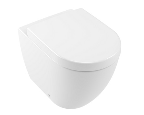 Унитаз, Villeroy&Boch, Subway 2.0, приставной, шгв 370-560-400, CeramicPlus, цвет-альпийский белый