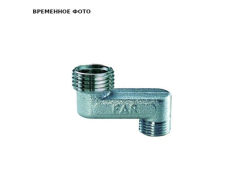 Переходник эксцентрический Н 3/4" х 1/2" 10 мм, хром