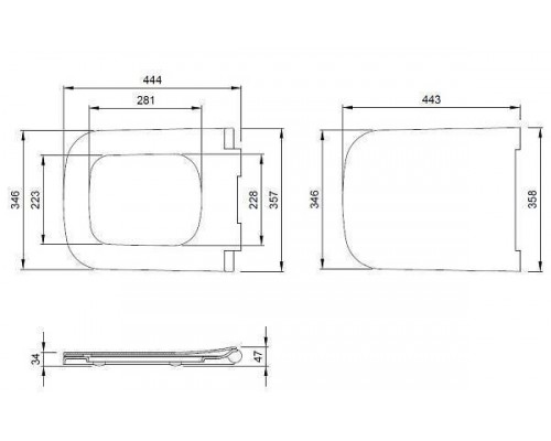 Allen Brau Infinity Крышка-сиденье для унитаза 36x44x4,5h см, цвет: черный 4.21014.31 Allen Brau Infinity Крышка-сиденье для унитаза 36x44x4,5h см, цвет: черный 4.21014.31