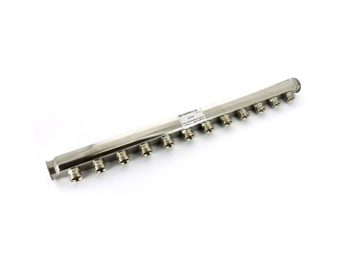 Коллектор ВВ 1" нержавеющая сталь UNI-FITT 12 выходов 3/4"EK