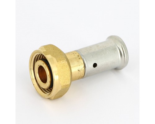 Муфта В пресс с накидной гайкой евроконус HENCO 16х3/4"