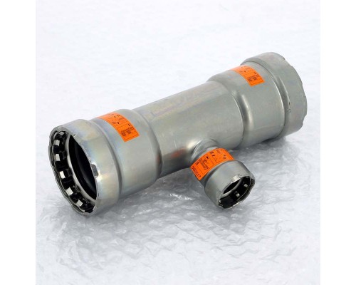 Тройник пресс оцинкованная сталь Megapress VIEGA 1"1/2x1/2"x1"1/2