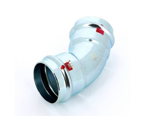 Угол пресс 45 град. оцинкованная сталь Prestabo VIEGA 54