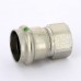 Муфта пресс-В нержавеющая сталь Sanpress Inox VIEGA 28х3/4"