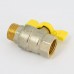 Кран газовый Pride LD НВ 1/2" полнопроходной бабочка