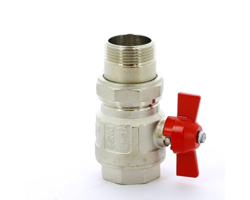 Кран шаровой НВ с разъемным соединением IDEAL бабочка ITAP 1"1/4
