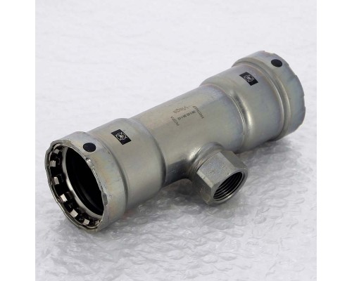 Тройник пресс-В оцинкованная сталь Megapress VIEGA 1"1/2x3/4"x1"1/2