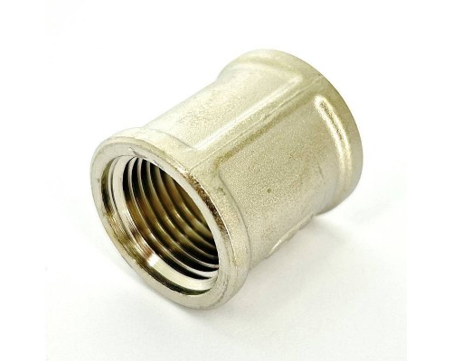 Муфта LD 1/2" никелированная