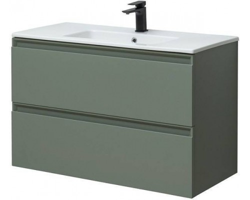 Allen Brau Eclipse Тумба под раковину 100 см, цвет: зеленый/серый 1.E1003.CGM