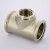 Тройник В никелированный UNI-FITT 1"x3/4"x1"