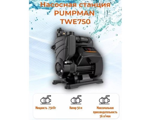 Насосная станция Pumpman TWE 750 с электронным управлением