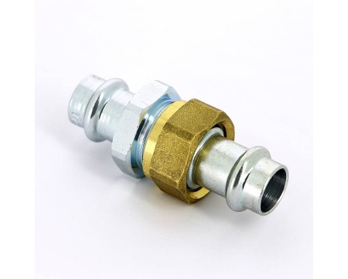 Муфта разъёмная пресс плоская прокладка оцинкованная сталь Prestabo VIEGA 15