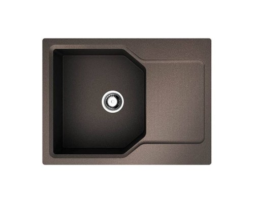 Omoikiri Yonaka 65-DC Кухонная мойка Artgranit 65x51 см, цвет: темный шоколад 4993347