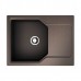Omoikiri Yonaka 65-DC Кухонная мойка Artgranit 65x51 см, цвет: темный шоколад 4993347