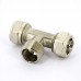 Тройник обжим-Н никелированный TIEMME 20х1/2"х20