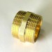 Ниппель резьбовой прямой DN32 НН 1.1/4 латунь