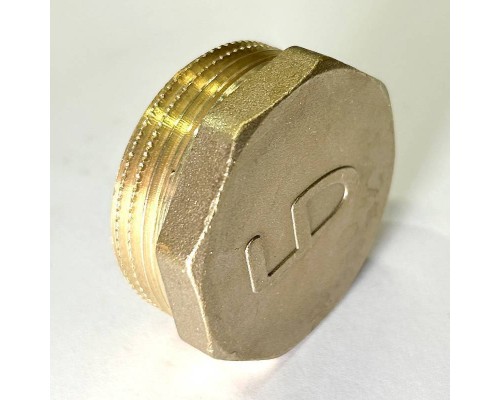 Пробка резьбовой DN32 Н 1.1/4 латунь