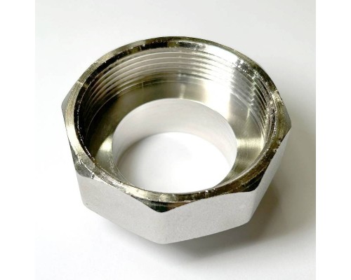 Переход резьбовой DN50х40 В 2.0 х Н 1.1/2 латунь никель
