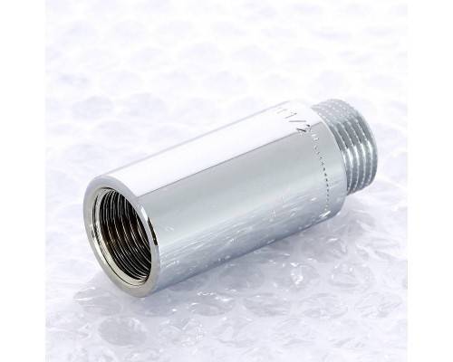 Удлинитель НВ хромированный UNI-FITT 1/2"x50мм Удлинитель НВ хромированный UNI-FITT 1/2"x50мм
