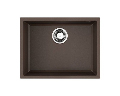 Omoikiri Tedori 54-U-DC Кухонная мойка Tetogranit 55x42 см, цвет: темный шоколад 4993992