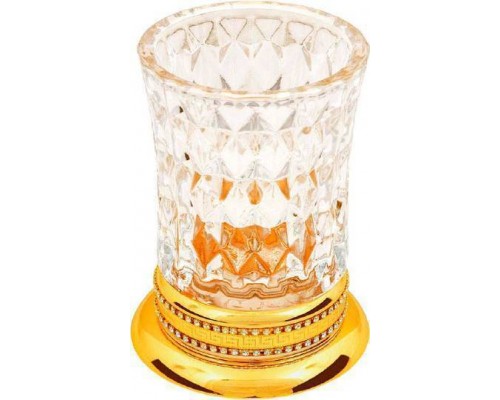 Boheme Imperiale Стакан настольный, 8,5х8,5хh11,5 см, цвет: золото глянцевое 10412