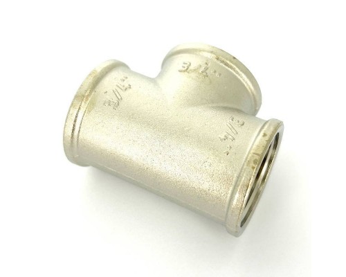 Тройник LD В 3/4" никелированный