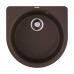 Omoikiri Akegata 51-DC Кухонная мойка Artgranit 51x51 см, цвет: темный шоколад 4993757