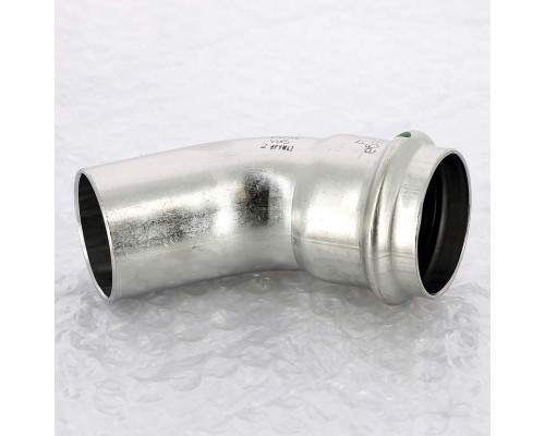 Угол-вставка пресс 45 град. нержавеющая сталь Sanpress Inox VIEGA 42