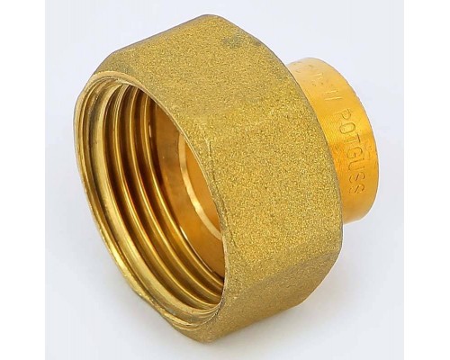 Вставка с накидной гайкой пайка-В с плоской прокладкой VIEGA 15х3/4"