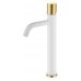 Boheme Stick Смеситель для раковины высокий, цвет: White Diamond Gold 122-WG