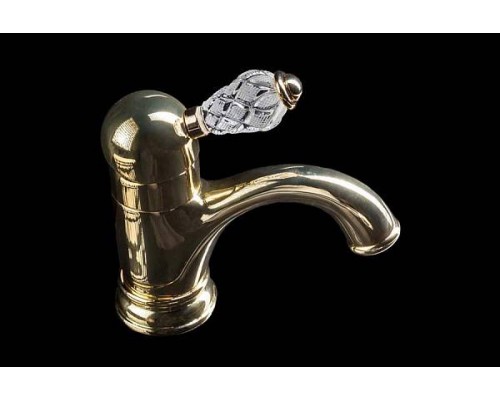 Boheme Crystal Смеситель для раковины, цвет: золото глянцевое 281-CRST