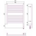 Сунержа Модус 3.0 Полотенцесушитель электрический 50x60h, прав., цвет: состар. латунь 051-5701-6050