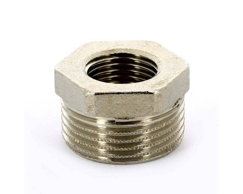 Футорка НВ никелированная UNI-FITT 1/2"x1" Футорка НВ никелированная UNI-FITT 1/2"x1"