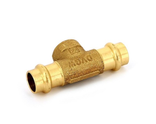 Тройник пресс-В IBP 15 х 1/2" х 15 бронза Тройник пресс-В IBP 15 х 1/2" х 15 бронза