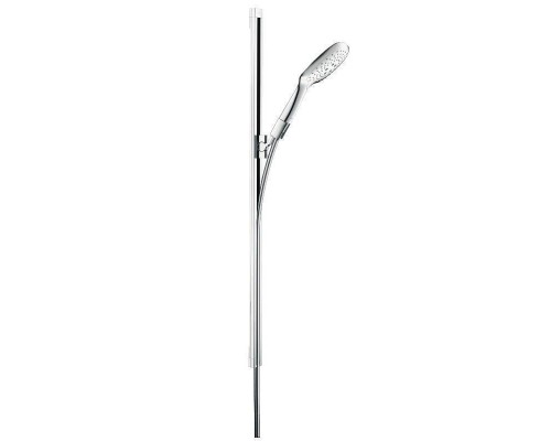 Душевой гарнитур HansGrohe HG PuraVida со штангой 90 см белый/хром