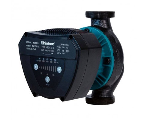 Насос циркуляционный ээ Shinhoo MEGA 25-8 с гайками
