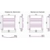 Сунержа Богема  Полотенцесушитель водяной 50x50h, цвет: без покрытия 00-0221-5050